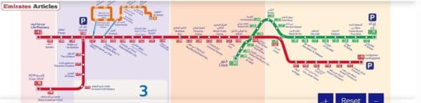 Dubai Metro Map