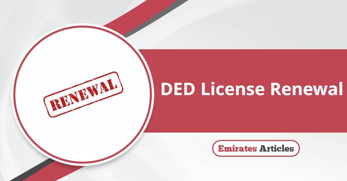 DED Trade License Renewal Online 2025
