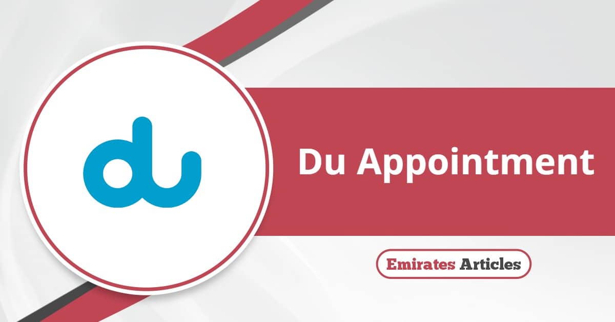 How to Book a Du Appointment Online