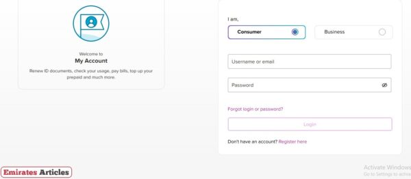 Du Sim Renewal Registration Online